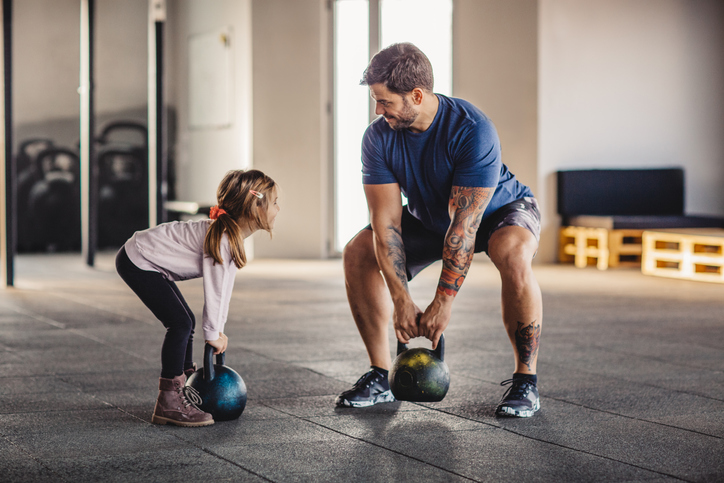 working out